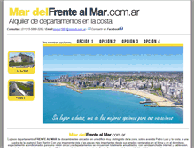 Tablet Screenshot of mardelfrentealmar.com.ar